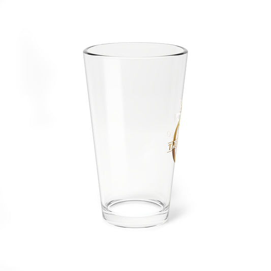 The Chic Co. Signature Gold Crown Pint Glass