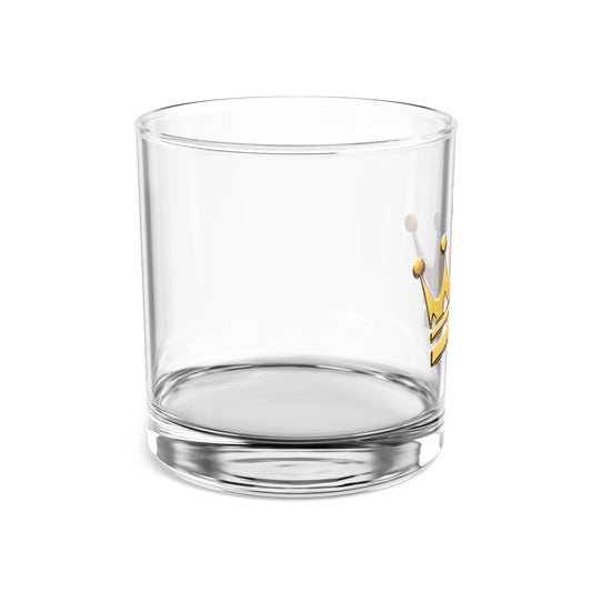 The Chic Co. Signature Crown Rock Glass