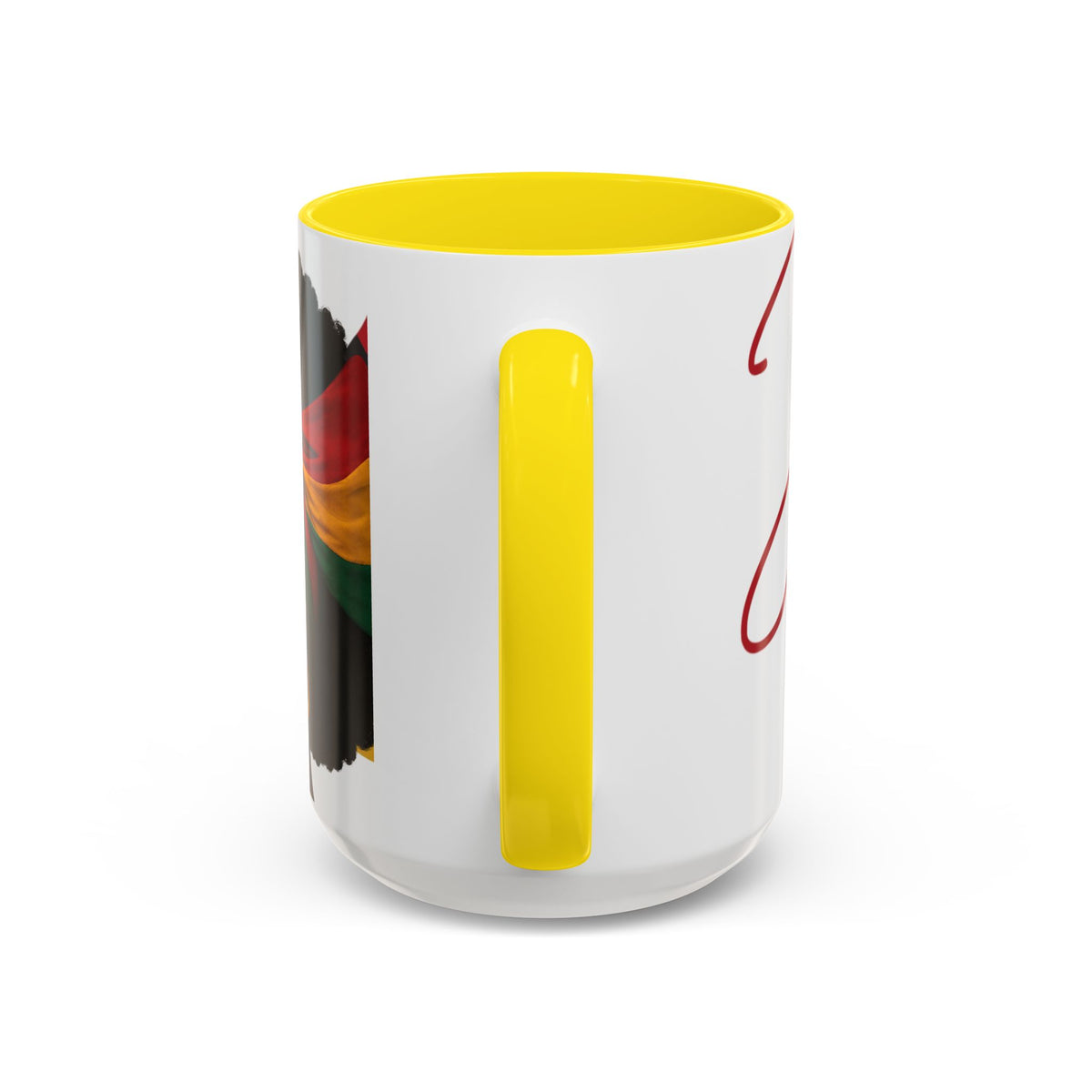 Juneteenth Coffee Mug — Black Woman Portrait "Juneteenth Freedom Day" Accent Mug