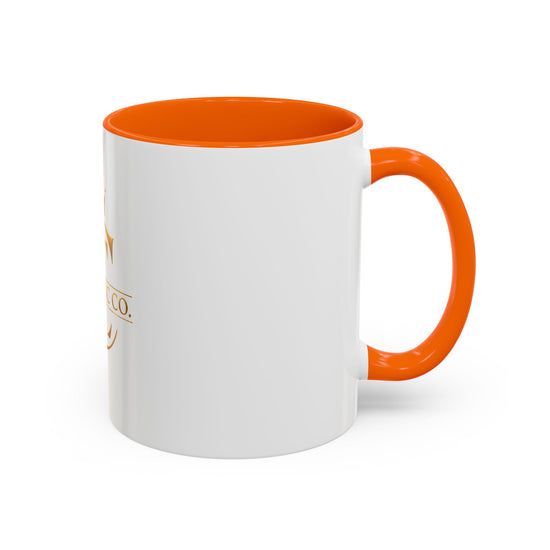 Gold Crown Logo Coffee Mug — The Chic Co. Accent Ceramic Mug (11/15oz)