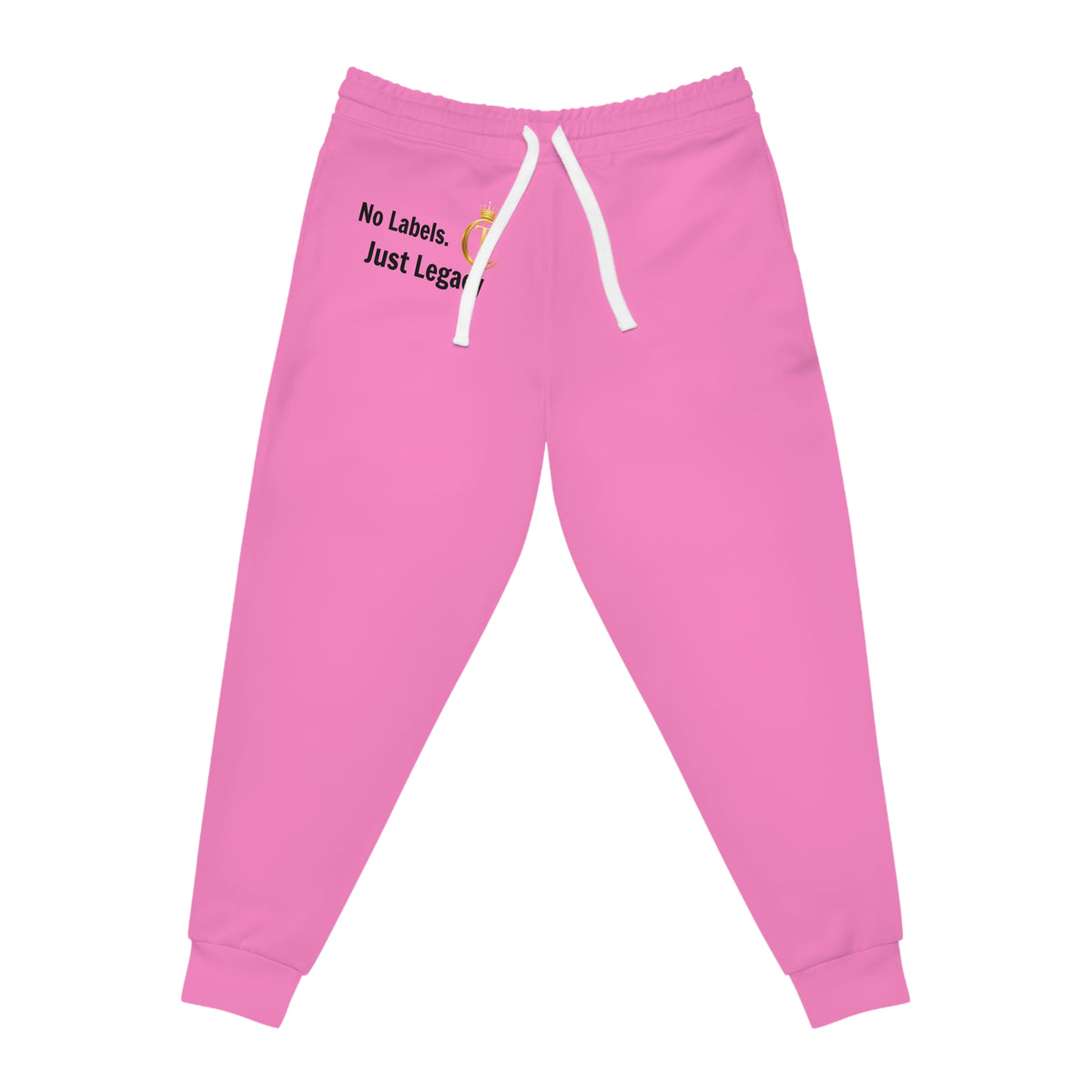 Pink No Labels. Just Legacy. Gold Crown Hoodie & Joggers Set | The Chic Co.