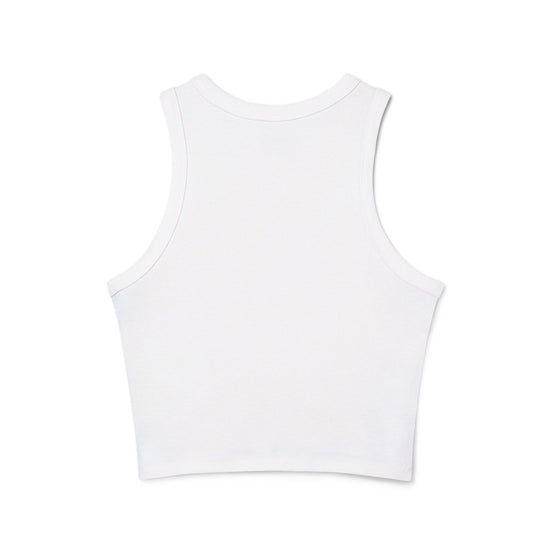Gold Crown Monogram Racer Tank Top