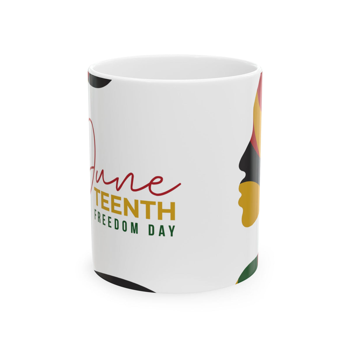 Juneteenth Freedom Day Ceramic Mug — Black History Celebration Coffee Cup (11oz/15oz)