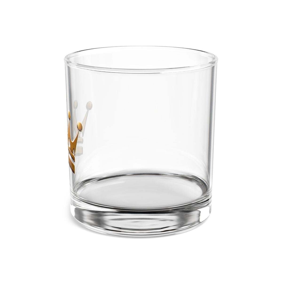 The Chic Co. Signature Crown Rock Glass