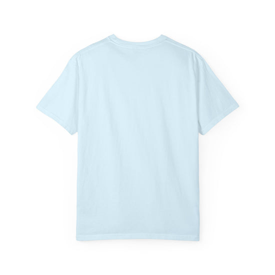 Futuristic Metal Emblem Graphic T‑Shirt