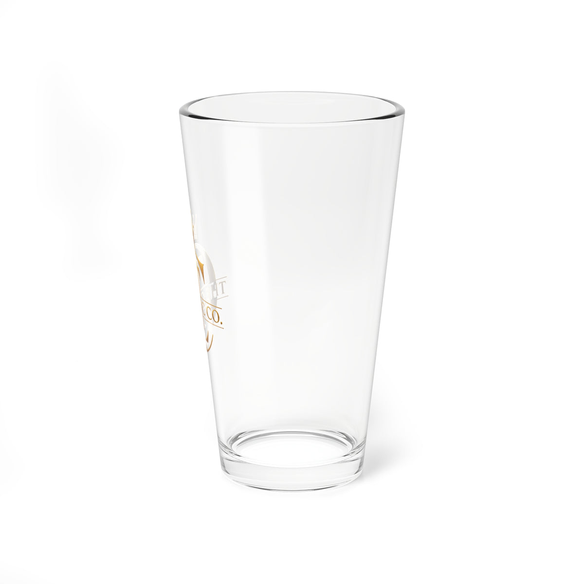 The Chic Co. Signature Gold Crown Pint Glass