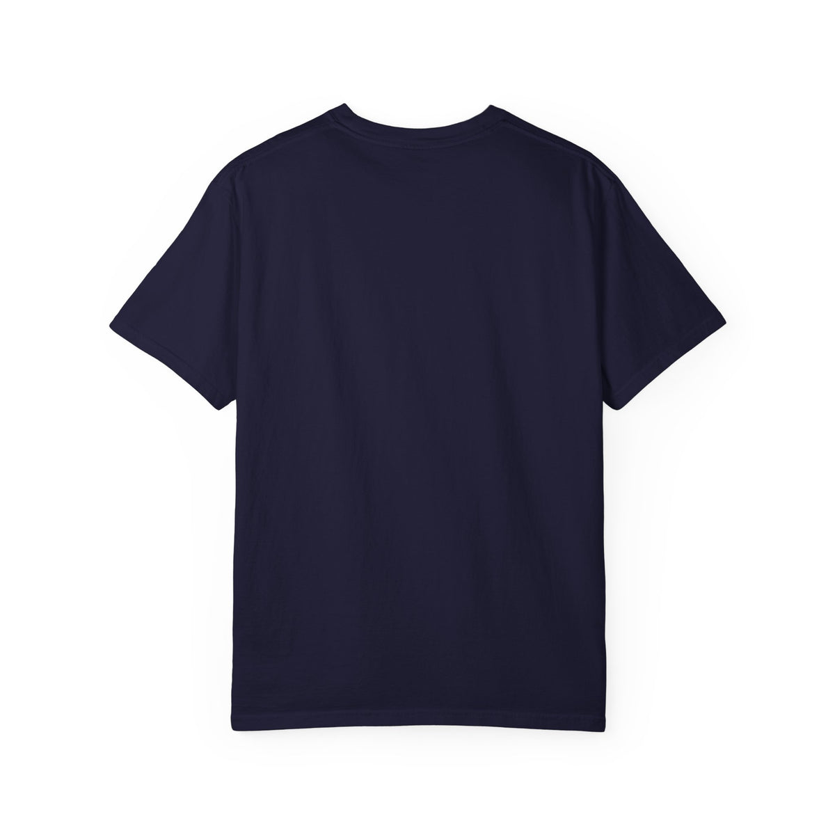 Futuristic Metal Emblem Graphic T‑Shirt