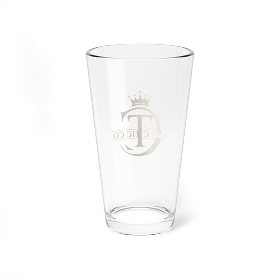 The Chic Co. Signature Gold Crown Pint Glass