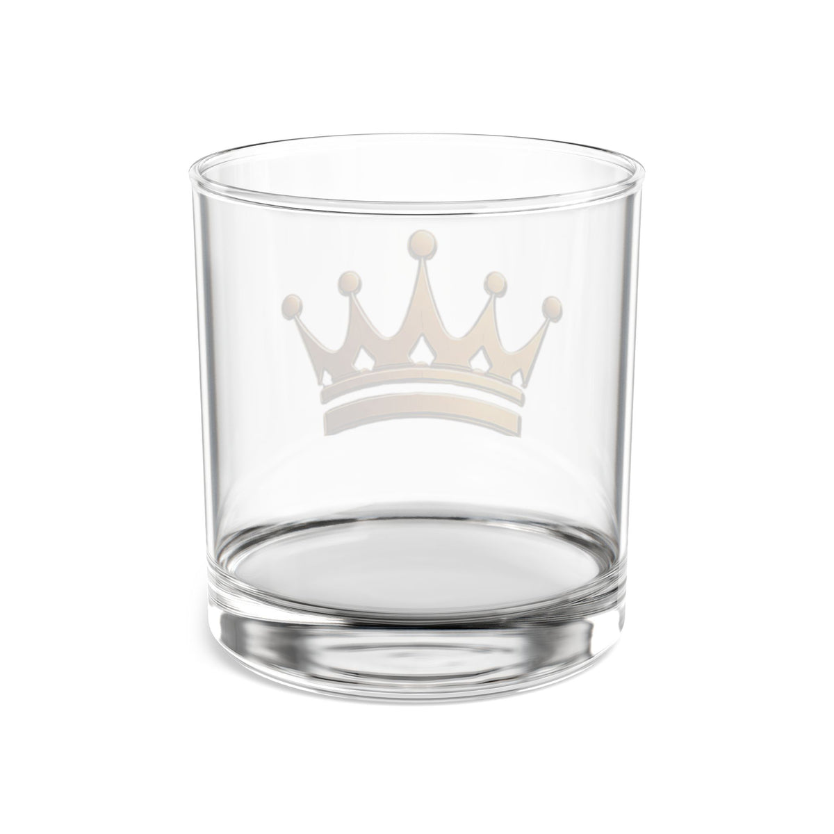 The Chic Co. Signature Crown Rock Glass