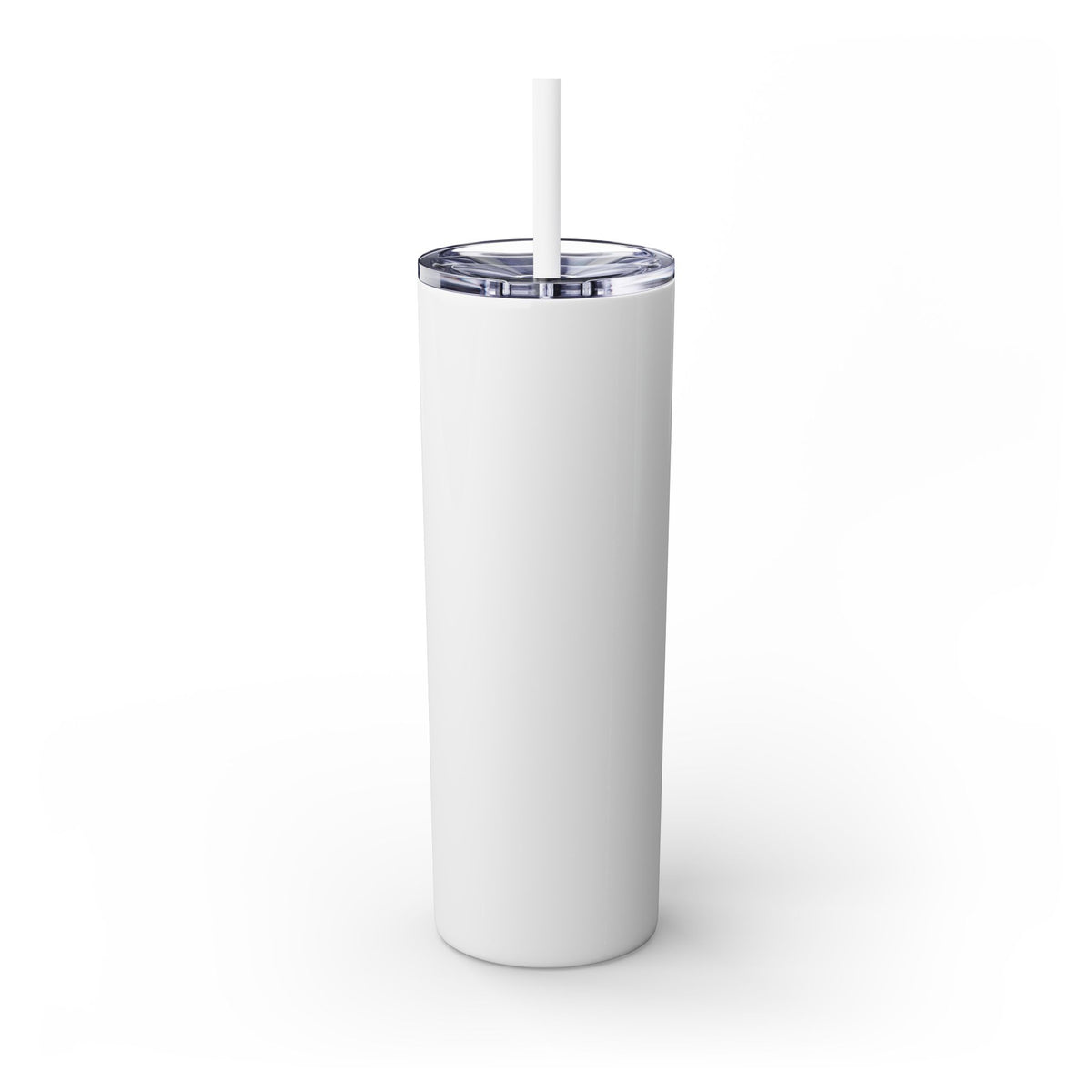 The Chic Co. Gold Crown Monogram Skinny Tumbler 20oz — Gold Stainless Straw