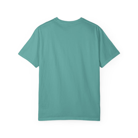Futuristic Metal Emblem Graphic T‑Shirt