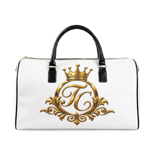 The Chic Co. Signature Gold Crown Monogram Weekender