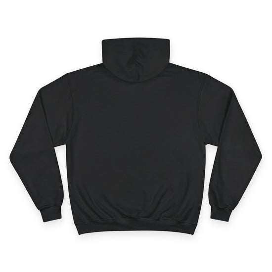 Chic Champion Hoodie — Minimal Script Chest Logo,