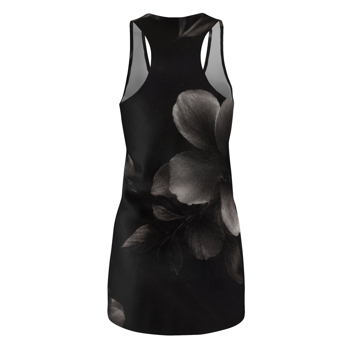 Racerback Dress — Monochrome Floral