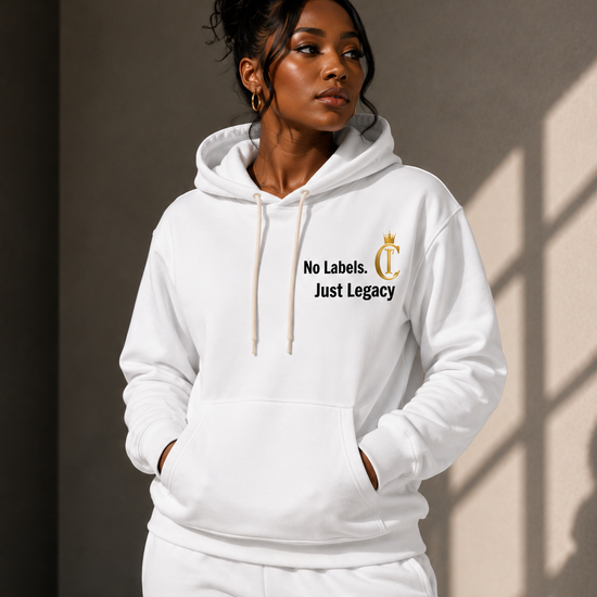 No Labels. Just Legacy. Gold Crown Hoodie & Joggers Set | The Chic Co.
