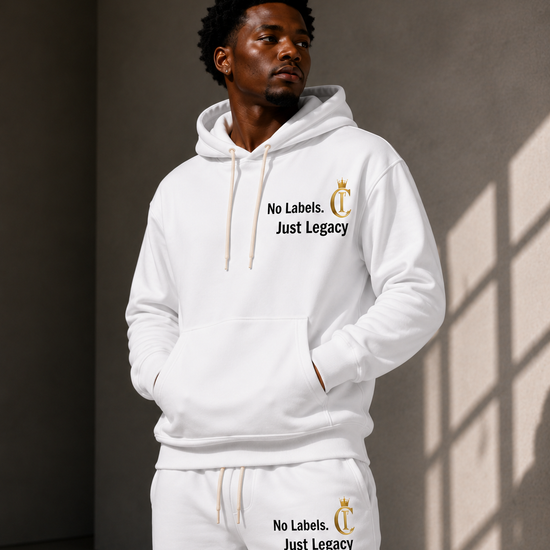 No Labels, Just Legacy™ Gold Crown Hoodie & Joggers