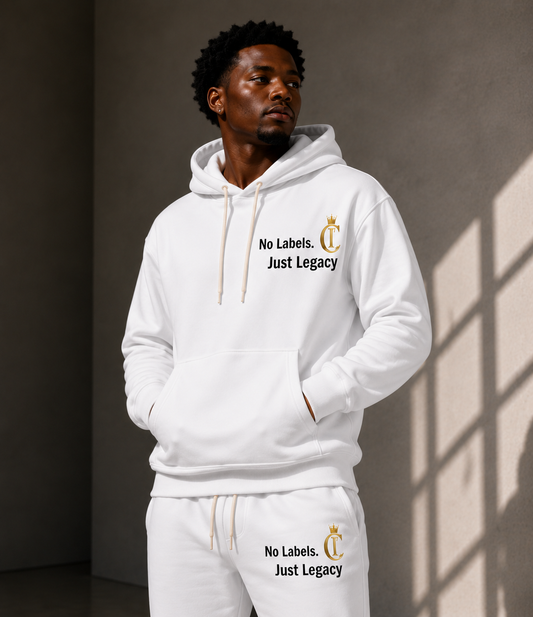 No Labels, Just Legacy™ Gold Crown Hoodie & Joggers