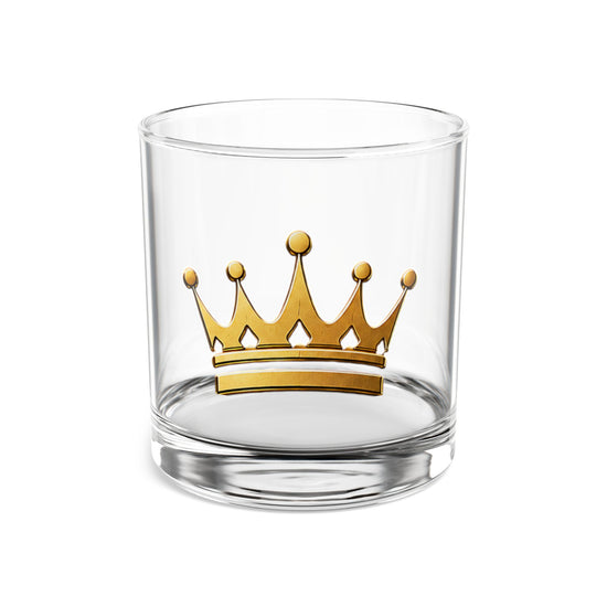 The Chic Co. Signature Crown Rock Glass