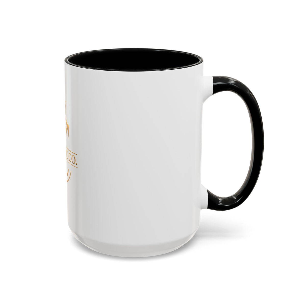 Gold Crown Logo Coffee Mug — The Chic Co. Accent Ceramic Mug (11/15oz)