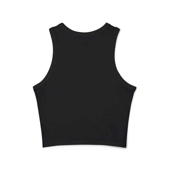 Gold Crown Monogram Racer Tank Top