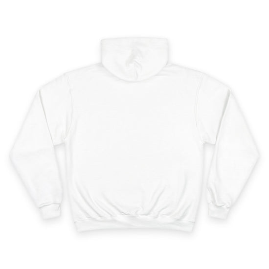 Chic Champion Hoodie — Minimal Script Chest Logo,