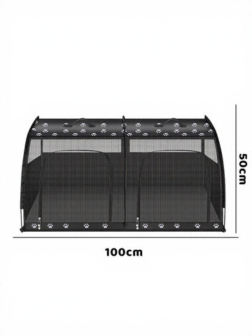 Black Double Cage