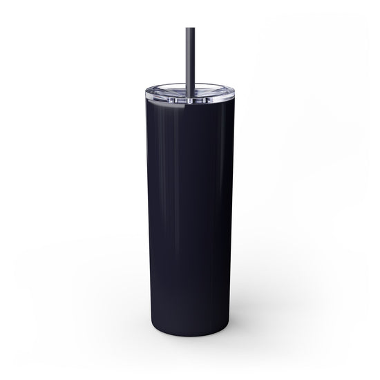 The Chic Co. Gold Crown Monogram Skinny Tumbler 20oz — Gold Stainless Straw