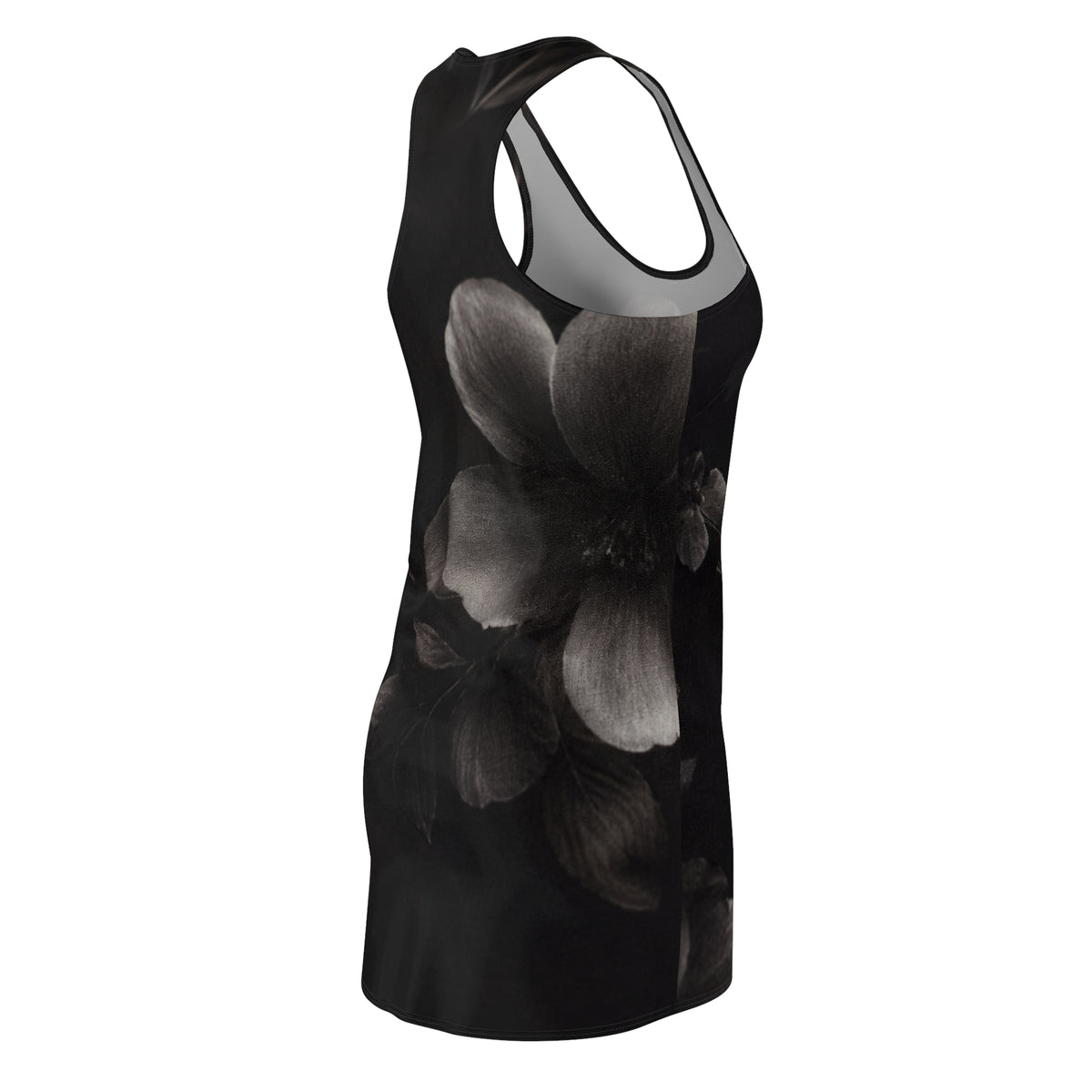 Racerback Dress — Monochrome Floral