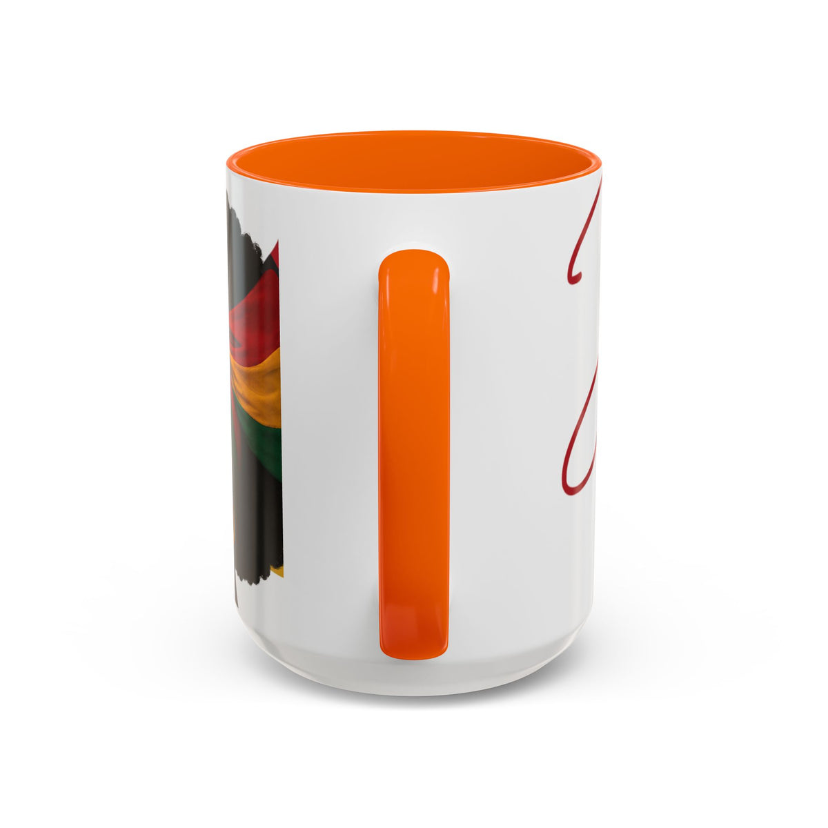 Juneteenth Coffee Mug — Black Woman Portrait "Juneteenth Freedom Day" Accent Mug