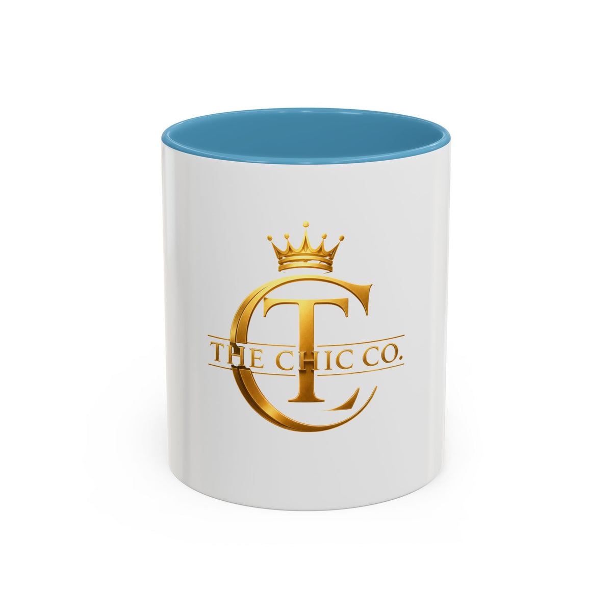 Gold Crown Logo Coffee Mug — The Chic Co. Accent Ceramic Mug (11/15oz)