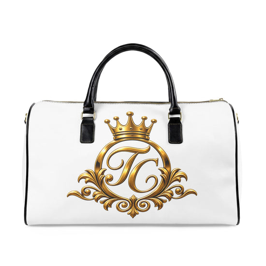 The Chic Co. Signature Gold Crown Monogram Weekender