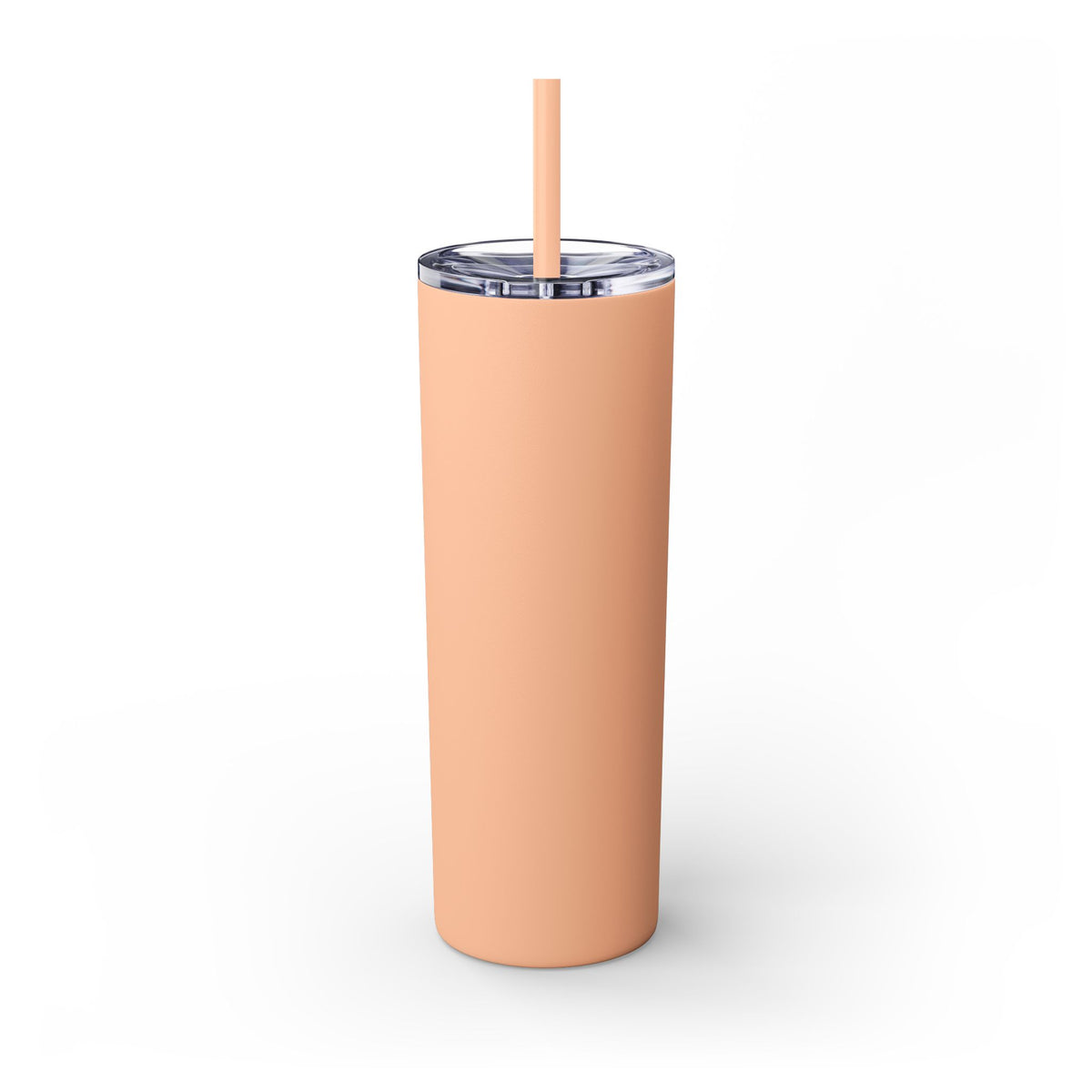 The Chic Co. Gold Crown Monogram Skinny Tumbler 20oz — Gold Stainless Straw