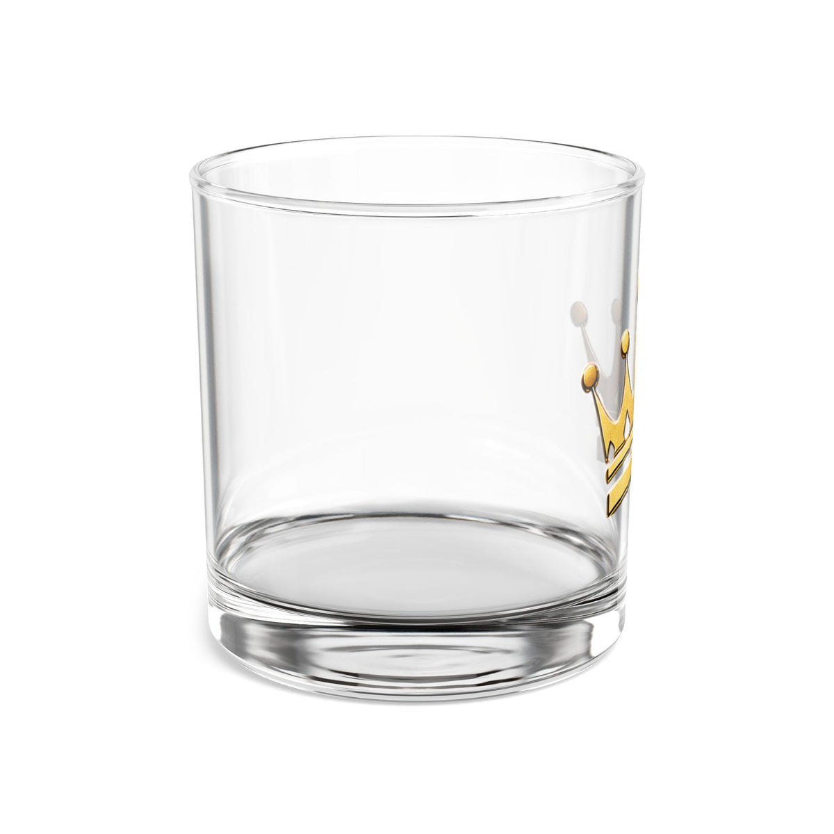 The Chic Co. Signature Crown Rock Glass