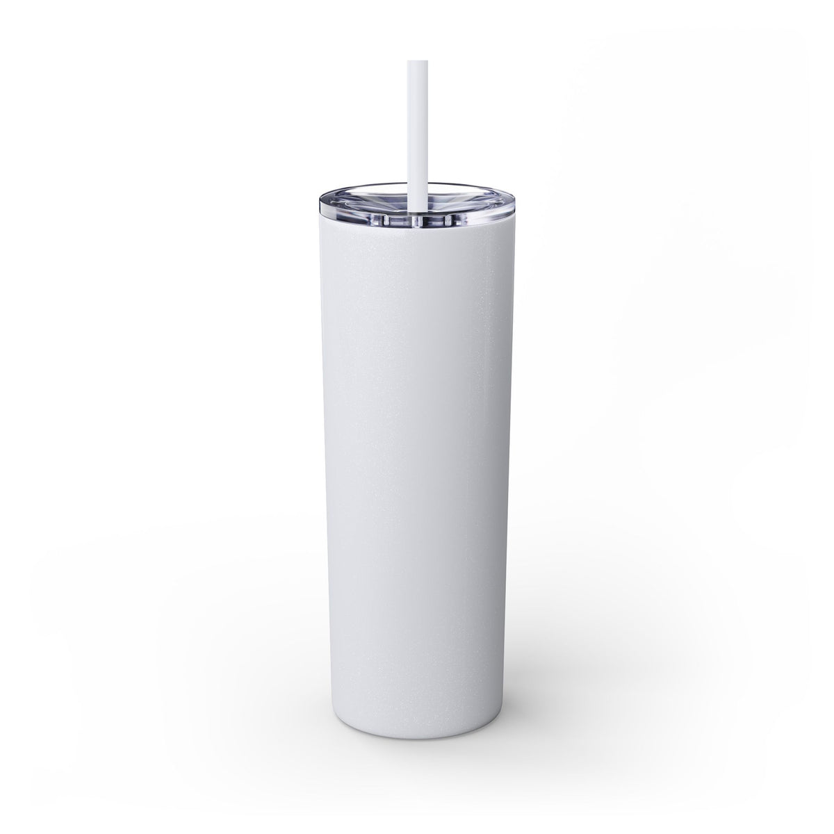 The Chic Co. Gold Crown Monogram Skinny Tumbler 20oz — Gold Stainless Straw